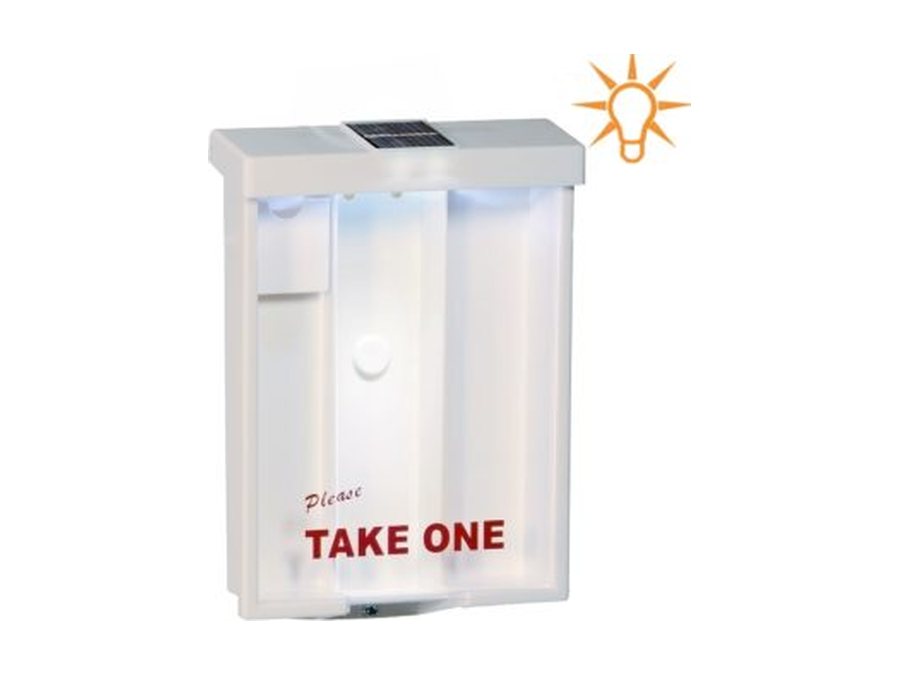 Solar brochure box