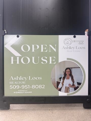 Homes of Idaho open house panel with agent photo