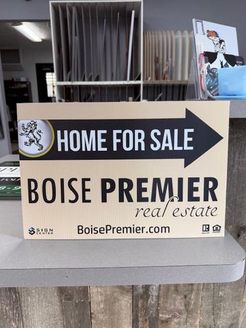 Boise Premier Home For Sale directional sign