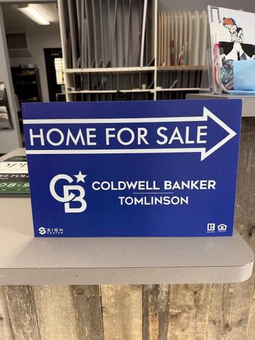 Coldwell Banker Tomlinson Home For Sale directional sign