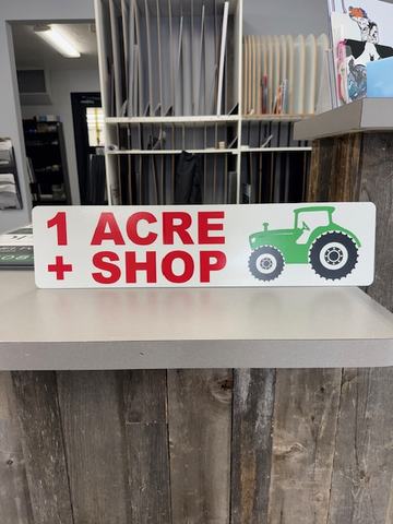 1 ACRE + SHOP custom rider